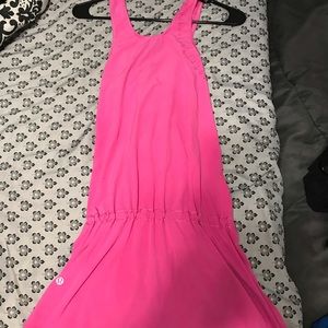 Pink lululemon tank top